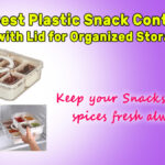 plastic snack container with lid